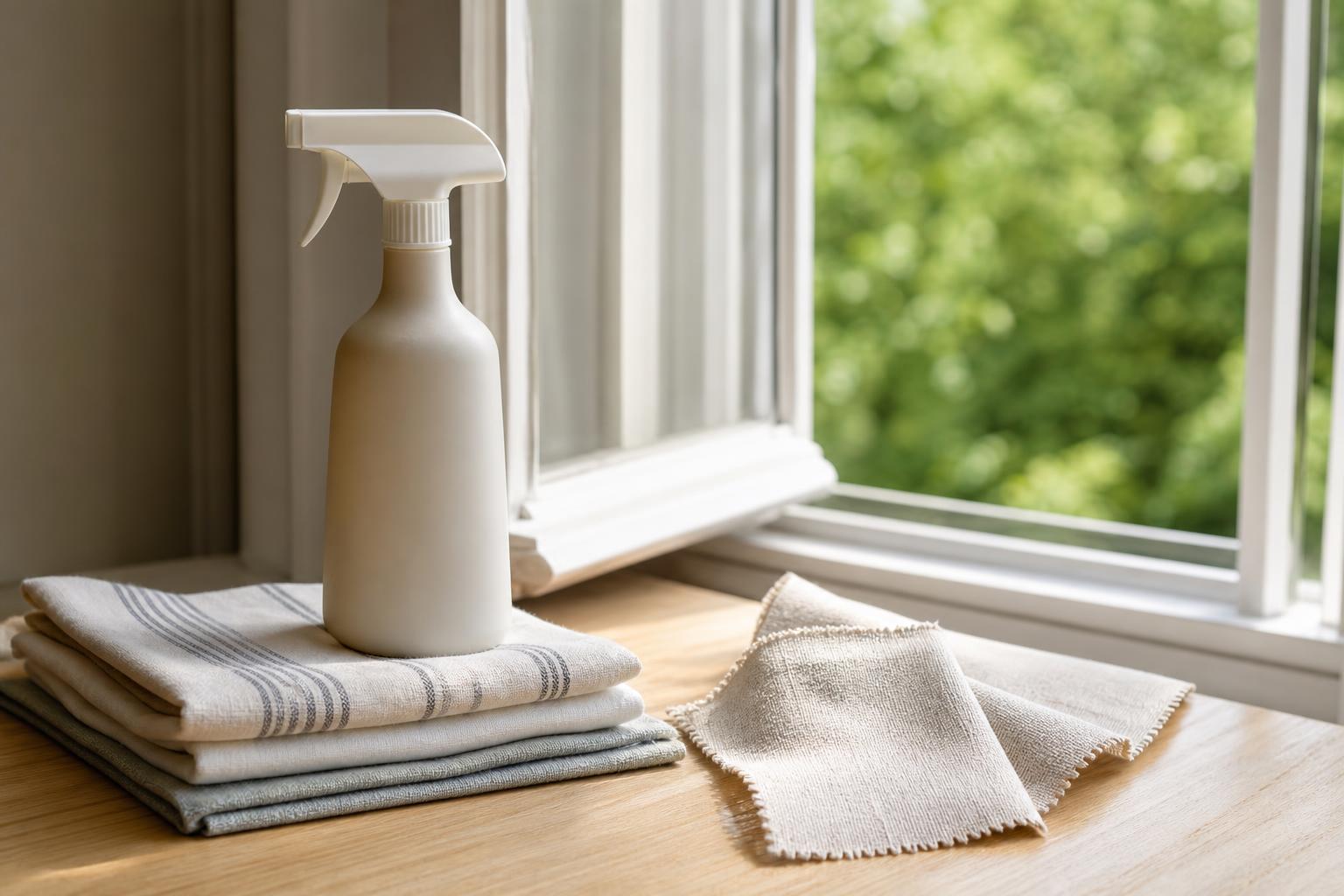 Fenêtre ouverte, lumière naturelle et air intérieur renouvelé