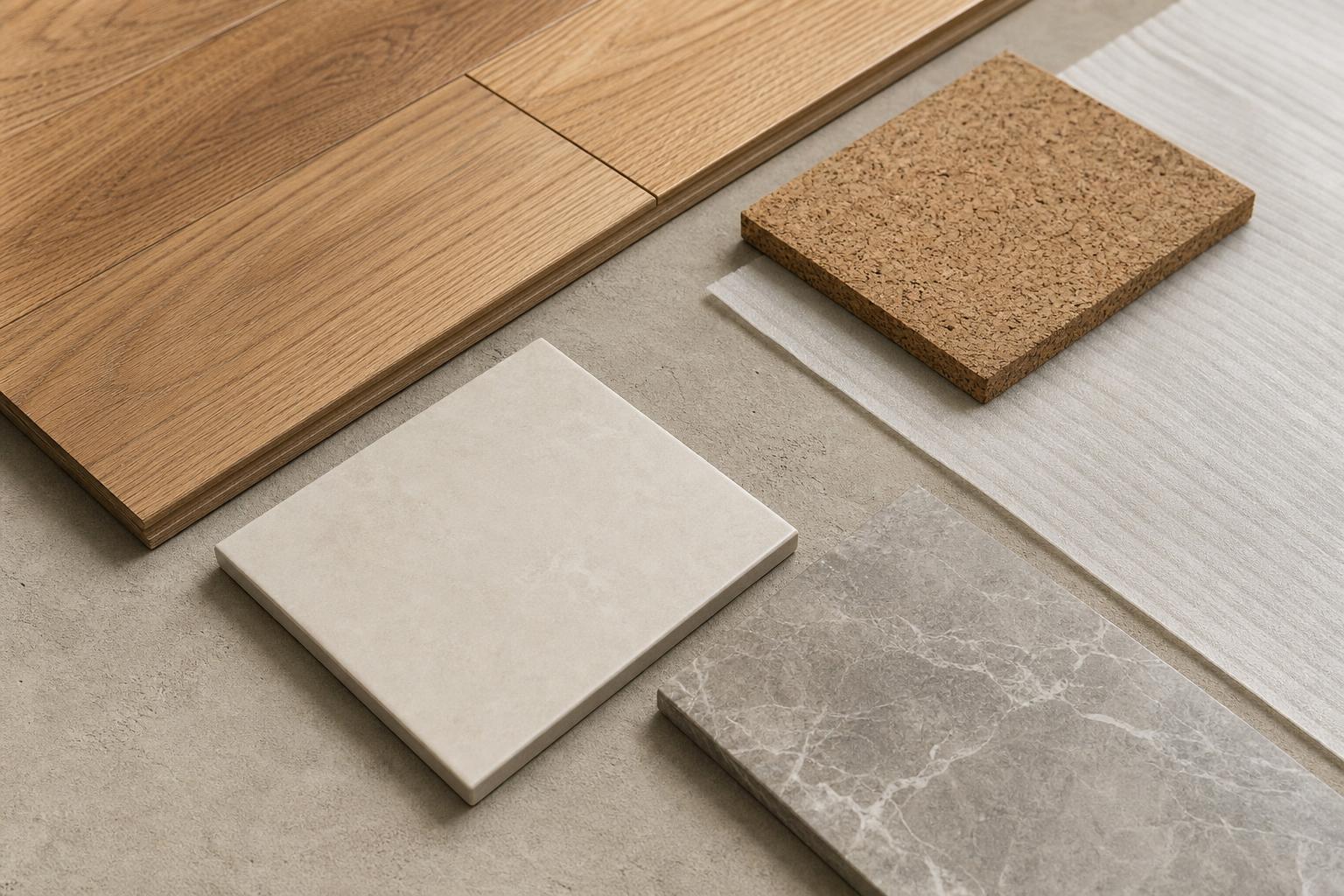Sols et supports : parquet, carrelage, liège, sous-couches