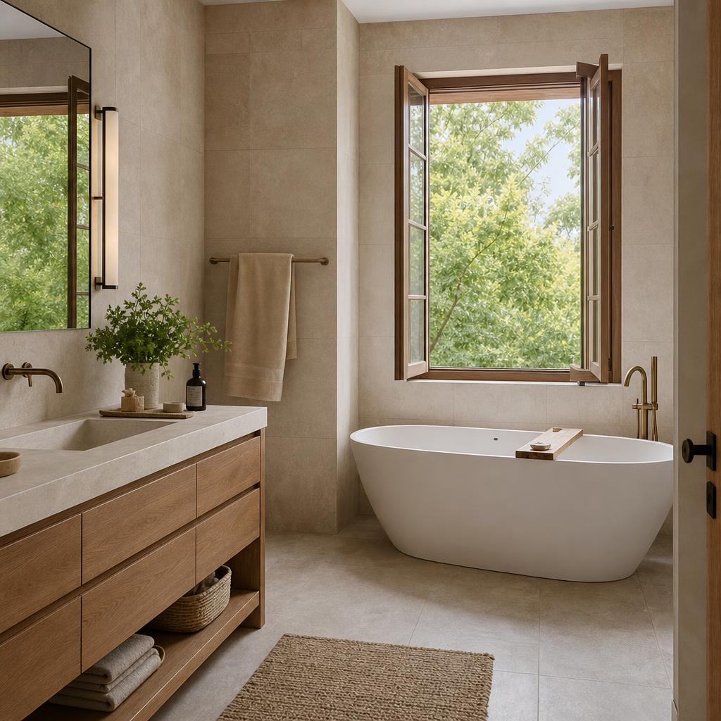 Salle de bain saine