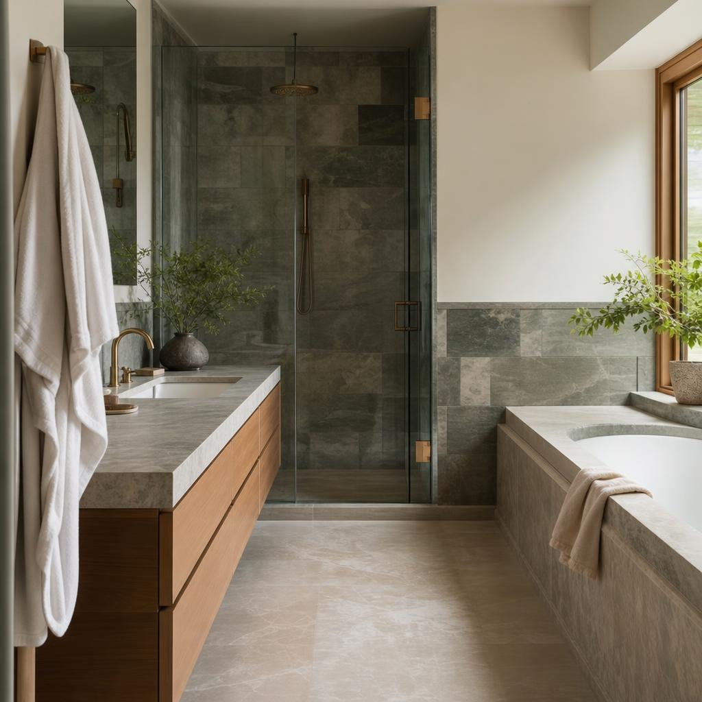 Carreaux de salle de bain : surface, joints, glissance